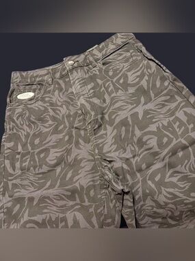 No Fear/ H&M Bootcut High-rise Oversized Limited Edition Breathable Jeans